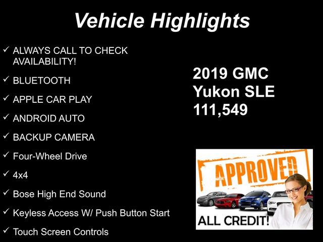 Used 2019 GMC Yukon SLE w/ SLE Value Package image 9