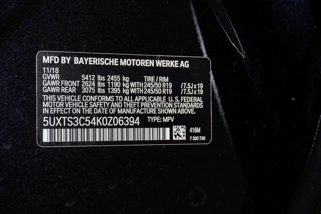 Used 2019 BMW X3 M40i w/ Premium Package image 30