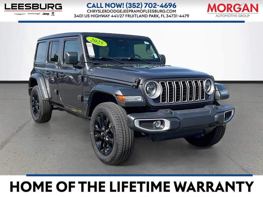 Certified 2025 Jeep Wrangler Unlimited Sahara w/ Safety Group AWD/4WD image 1