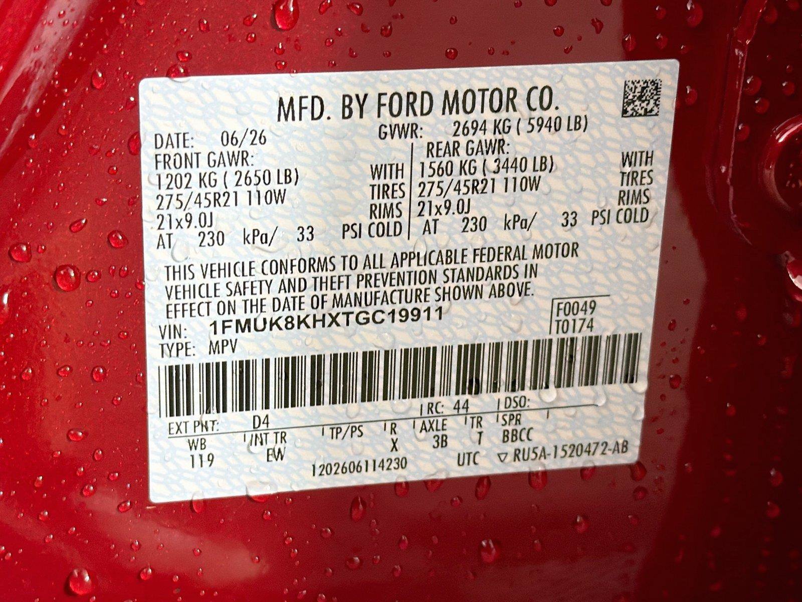 New 2026 Ford Explorer ST-Line w/ ST-Line Street Pack AWD/4WD image 41