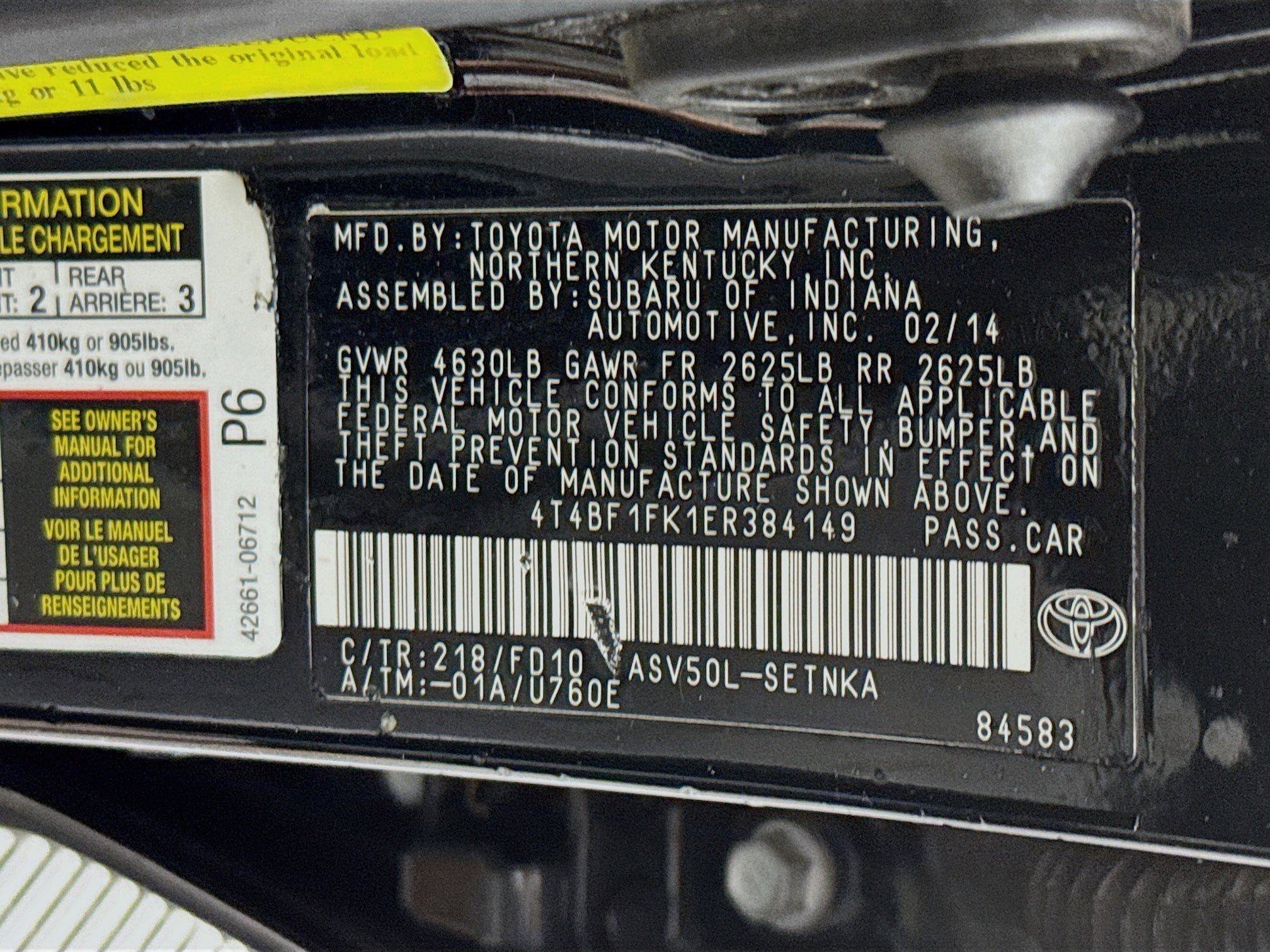 Used 2014 Toyota Camry SE image 36