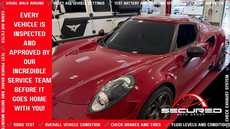 Used 2015 Alfa Romeo 4C Launch Edition w/ Convenience Group RWD image 50