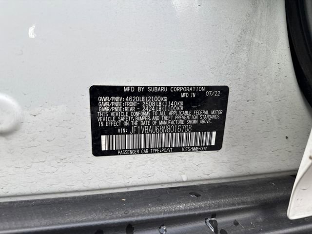 Used 2022 Subaru WRX GT image 48