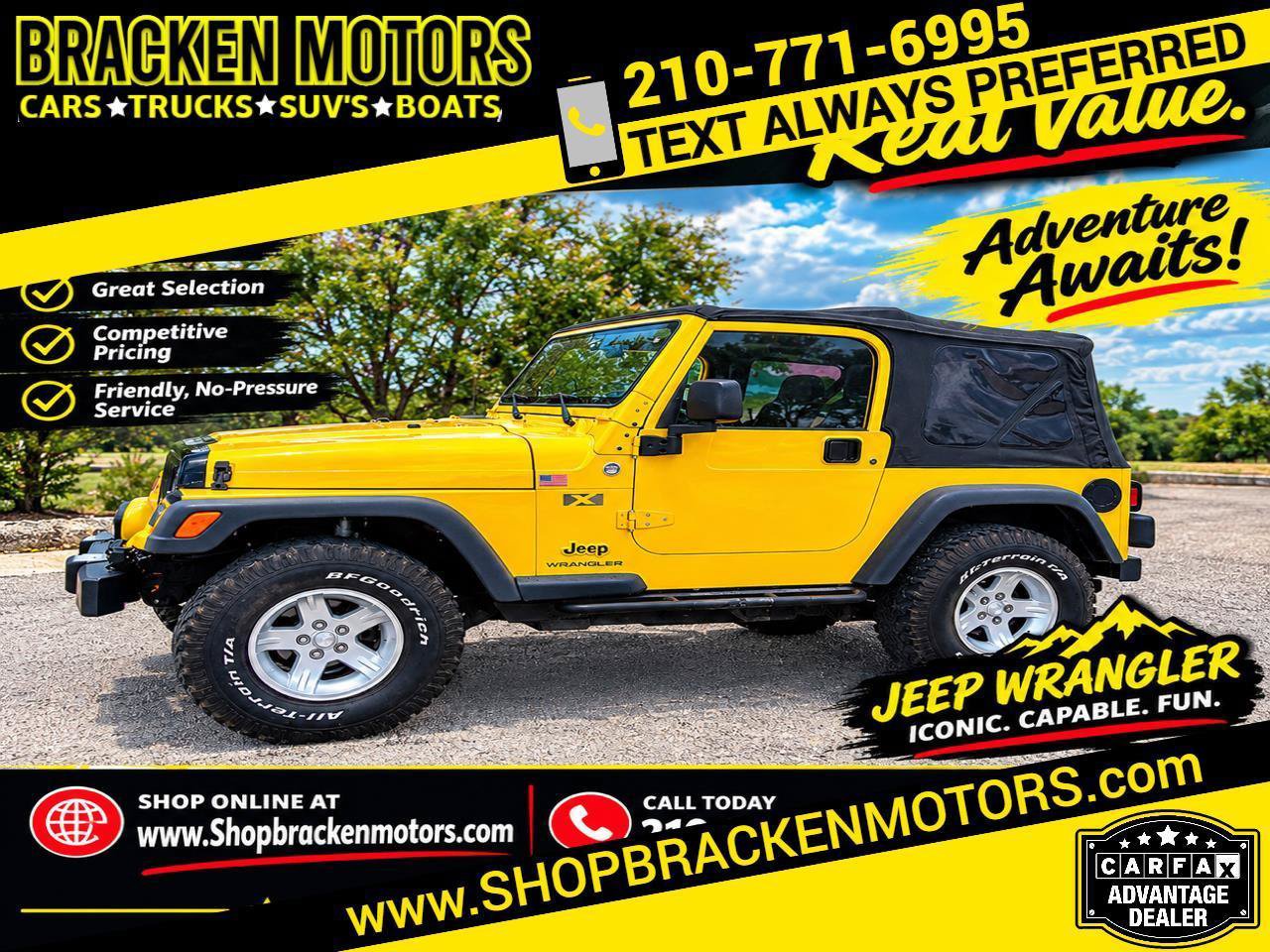 Used 2006 Jeep Wrangler X