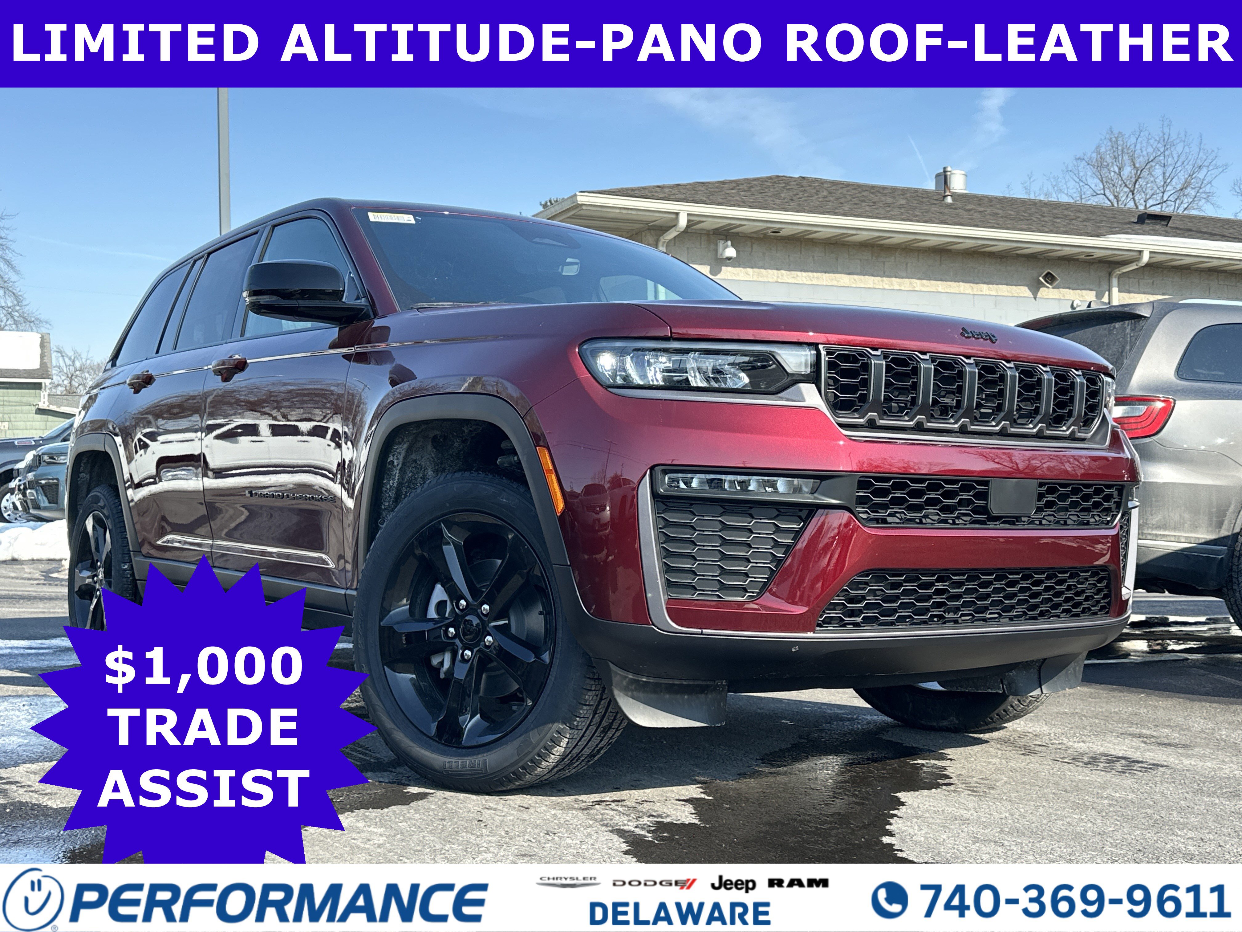 New 2026 Jeep Grand Cherokee Limited w/ Limited Altitude Package