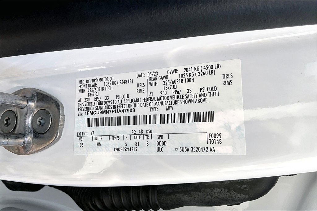 Certified 2023 Ford Escape ST-Line w/ Tech Pack #1 AWD/4WD image 35