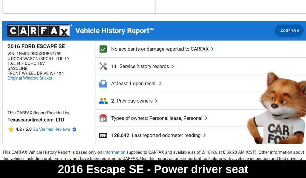 Used 2016 Ford Escape SE image 9