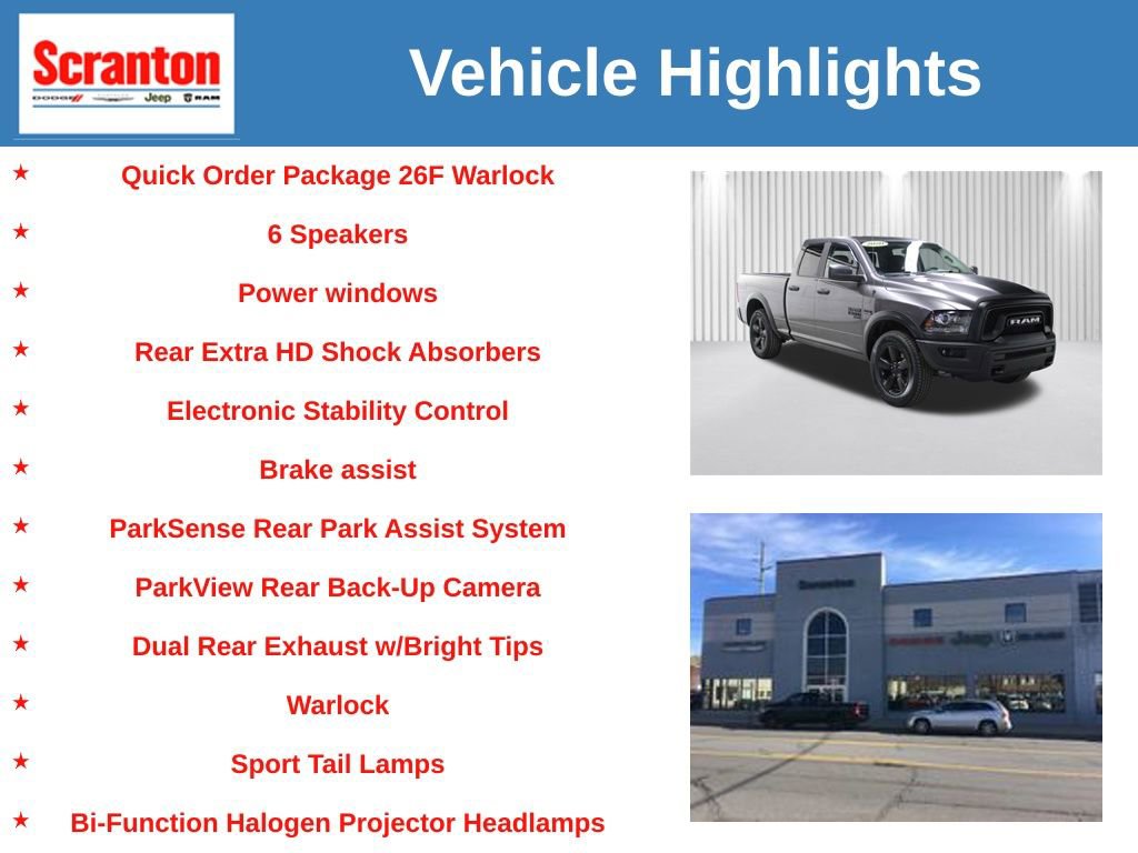 Certified 2020 RAM 1500 Classic Warlock AWD/4WD image 6