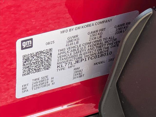 New 2026 Chevrolet Trax RS w/ Sunroof Package image 16