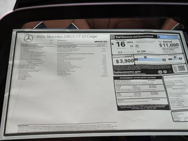 New 2026 Mercedes-Benz AMG GT 63 image 21