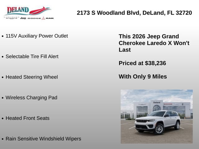 New 2026 Jeep Grand Cherokee Laredo X RWD image 18