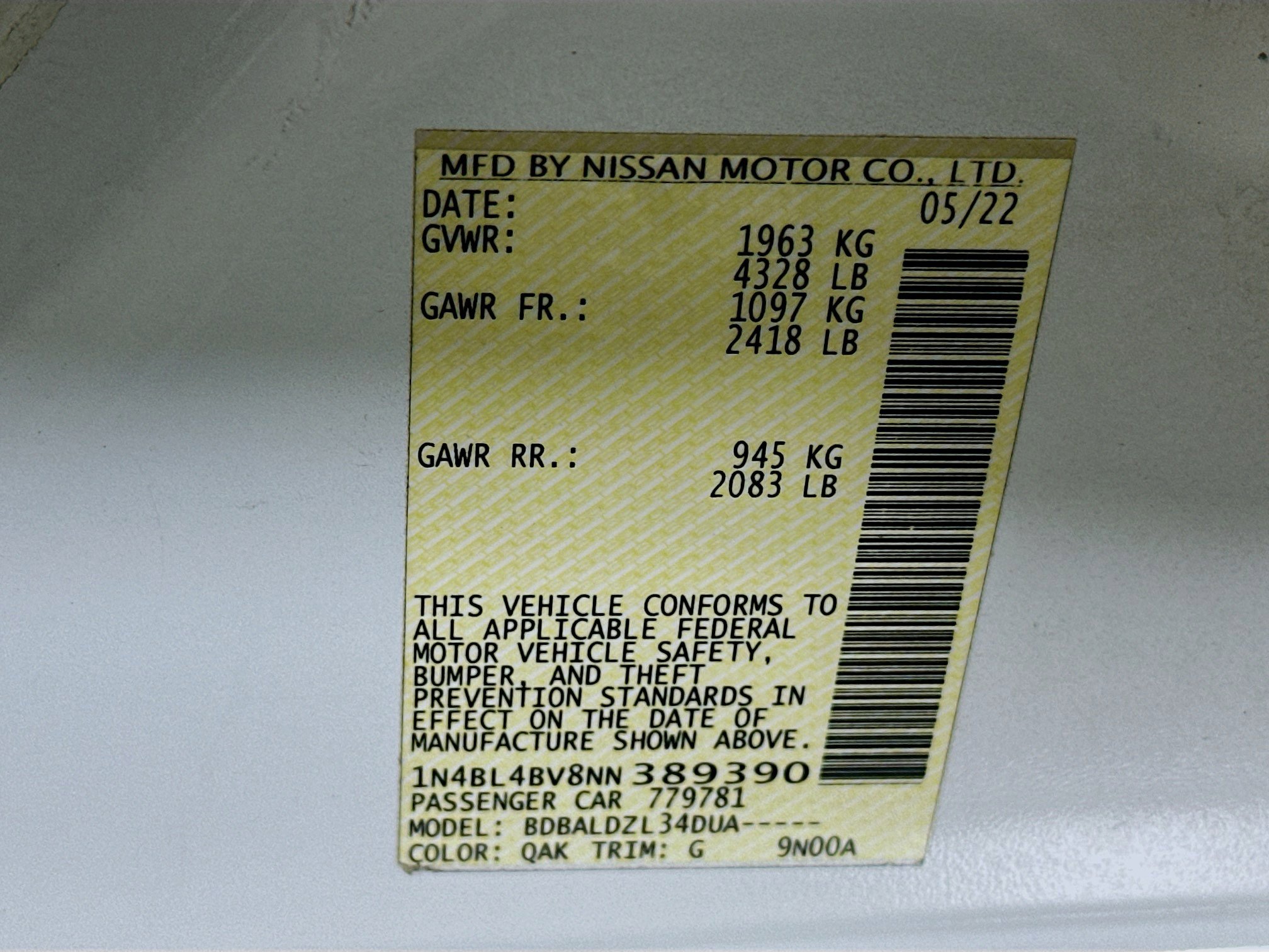 Used 2022 Nissan Altima 2.5 S FWD image 12