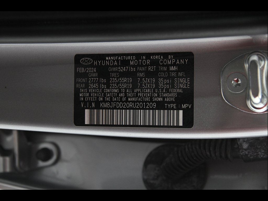 Certified 2024 Hyundai Tucson Limited AWD/4WD image 24
