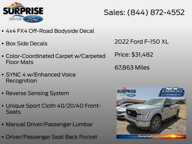 Used 2022 Ford F150 XL w/ STX Appearance Package AWD/4WD image 18