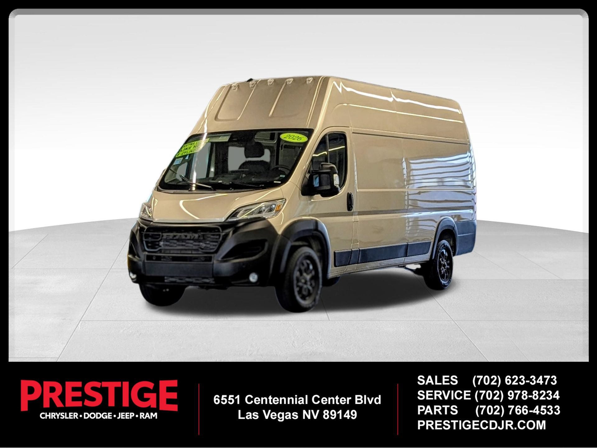 Used 2026 RAM ProMaster 3500 w/ Quick Order Package 22G SLT FWD image 1
