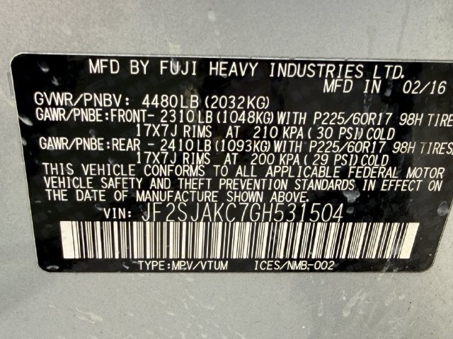 Used 2016 Subaru Forester 2.5i Limited w/ Popular Package #2 AWD/4WD image 36