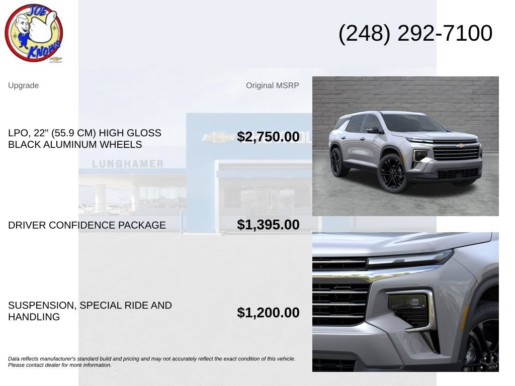 New 2027 Chevrolet Traverse LT w/ Driver Confidence Package FWD image 5