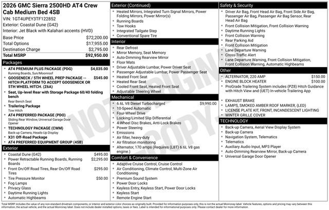 Used 2026 GMC Sierra 2500 AT4 w/ AT4 Premium Plus Package image 25