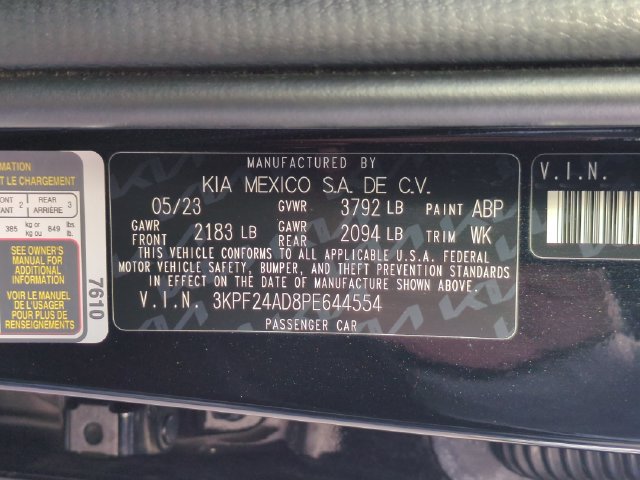 Certified 2023 Kia Forte LXS FWD image 35