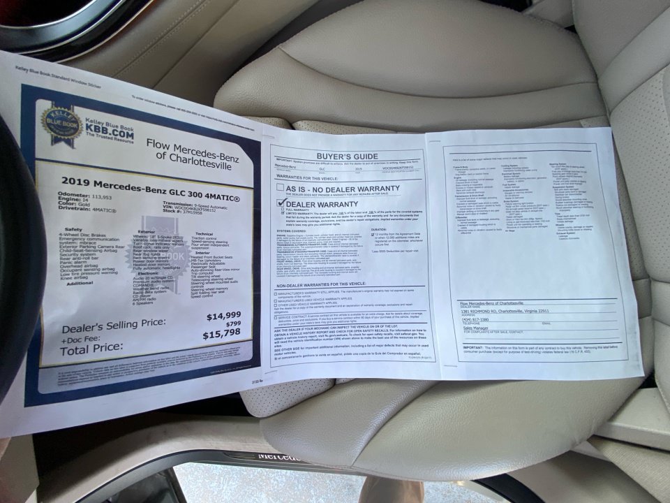 Certified 2019 Mercedes-Benz GLC 300 4MATIC image 33