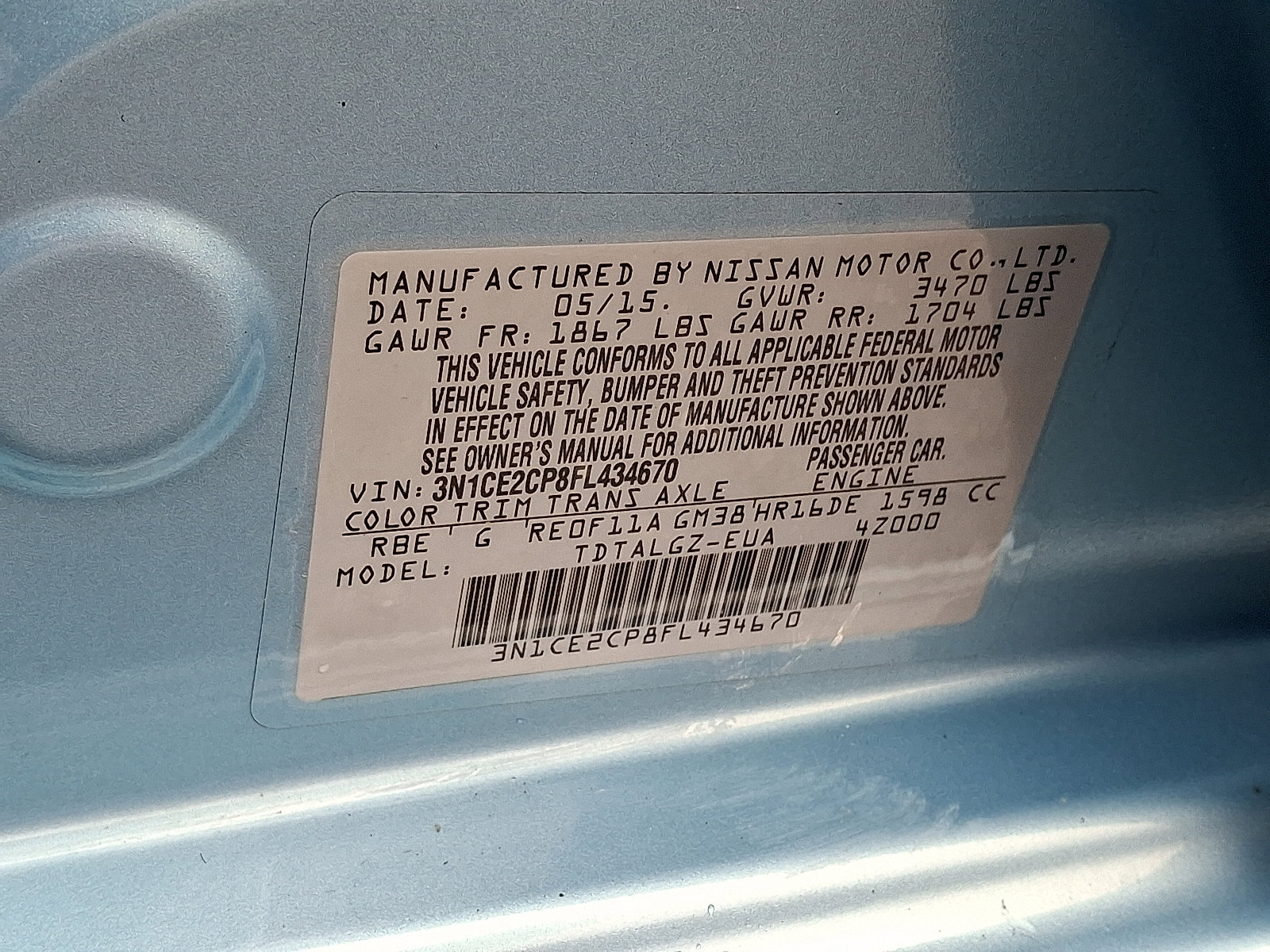 Used 2015 Nissan Versa Note SR w/ SR Tech Package image 26