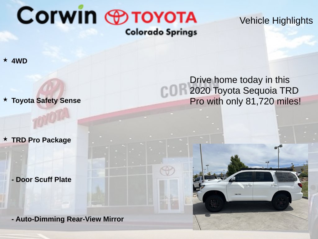 Used 2020 Toyota Sequoia TRD Pro AWD/4WD image 6