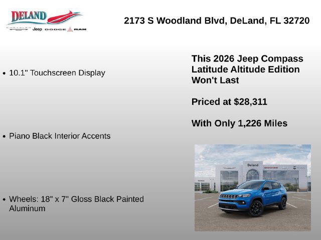 New 2026 Jeep Compass Latitude AWD/4WD image 22