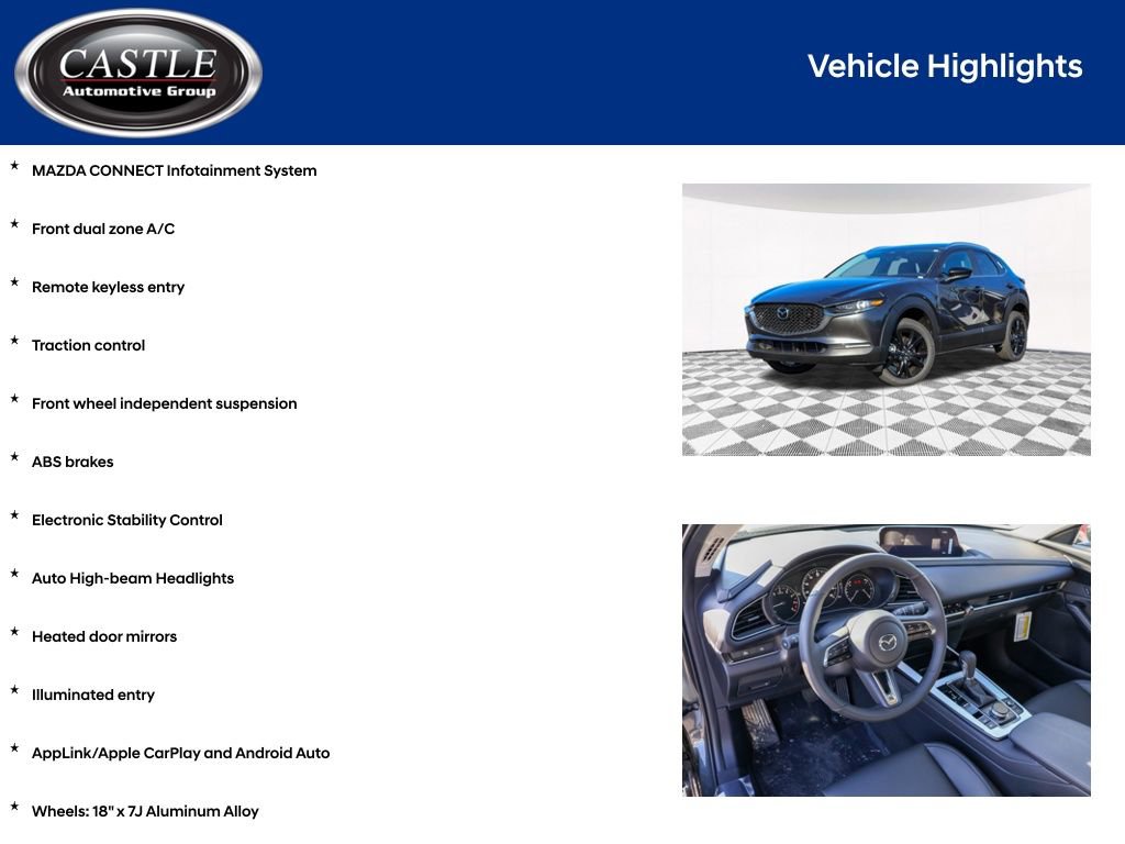 Used 2025 MAZDA CX-30 AWD 2.5 S w/ Select Sport Pkg image 4