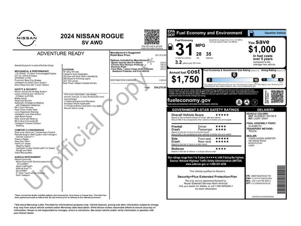 Used 2024 Nissan Rogue SV image 37