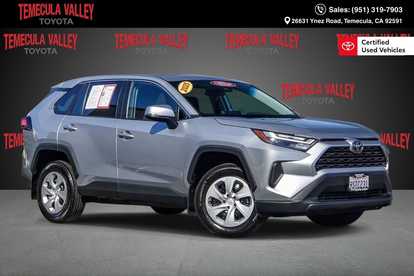 Certified 2025 Toyota RAV4 LE FWD image 1