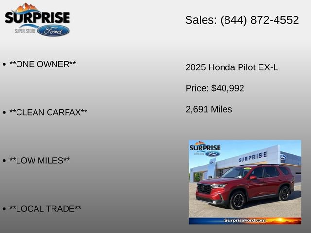 Used 2025 Honda Pilot EX-L image 6