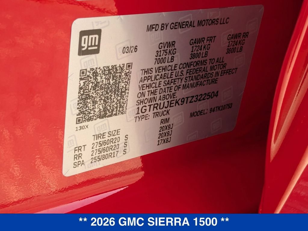 New 2026 GMC Sierra 1500 Elevation AWD/4WD image 35