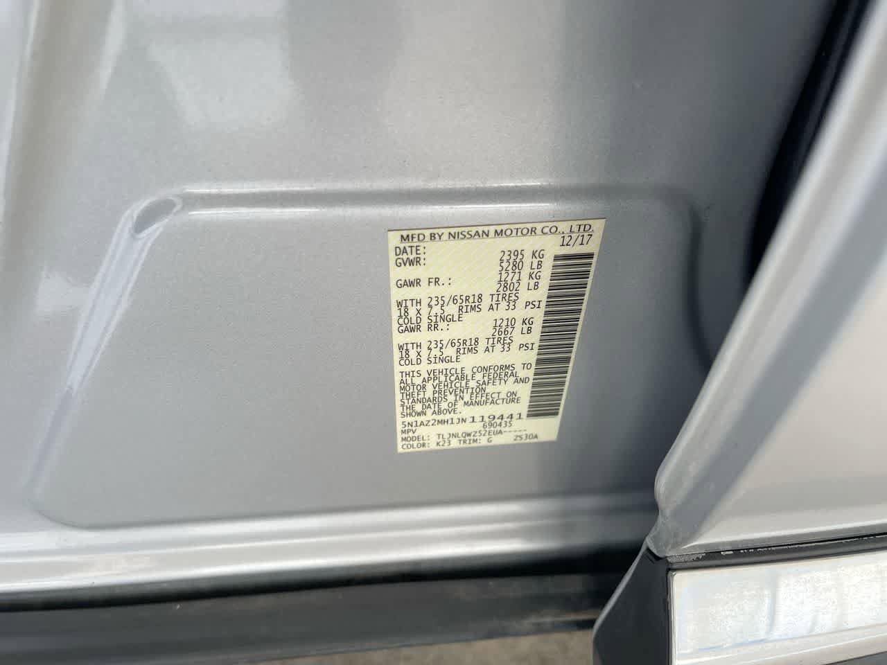 Used 2018 Nissan Murano SV image 25