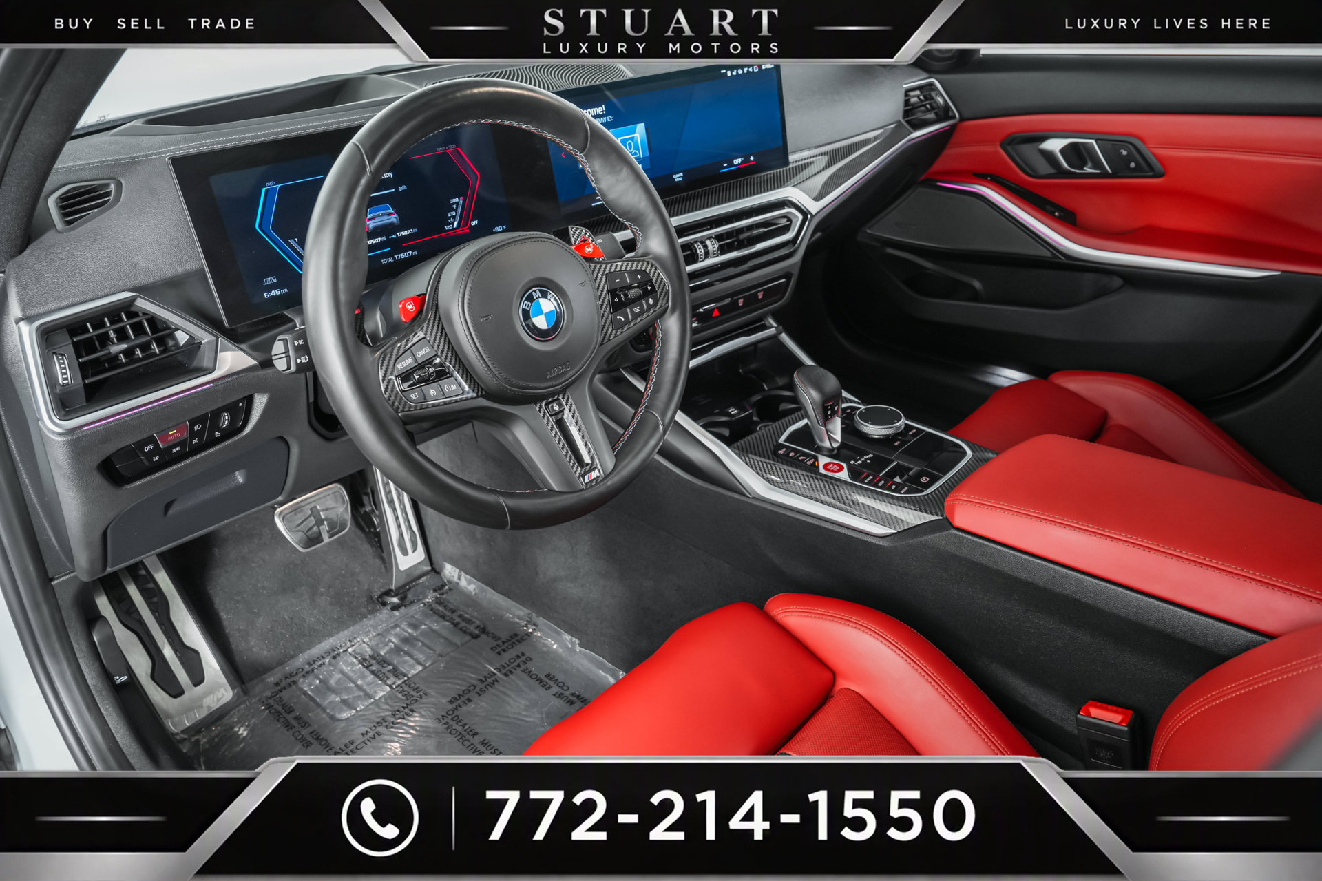 Used 2024 BMW M3 Competition w/ M Carbon Exterior Package AWD/4WD image 10