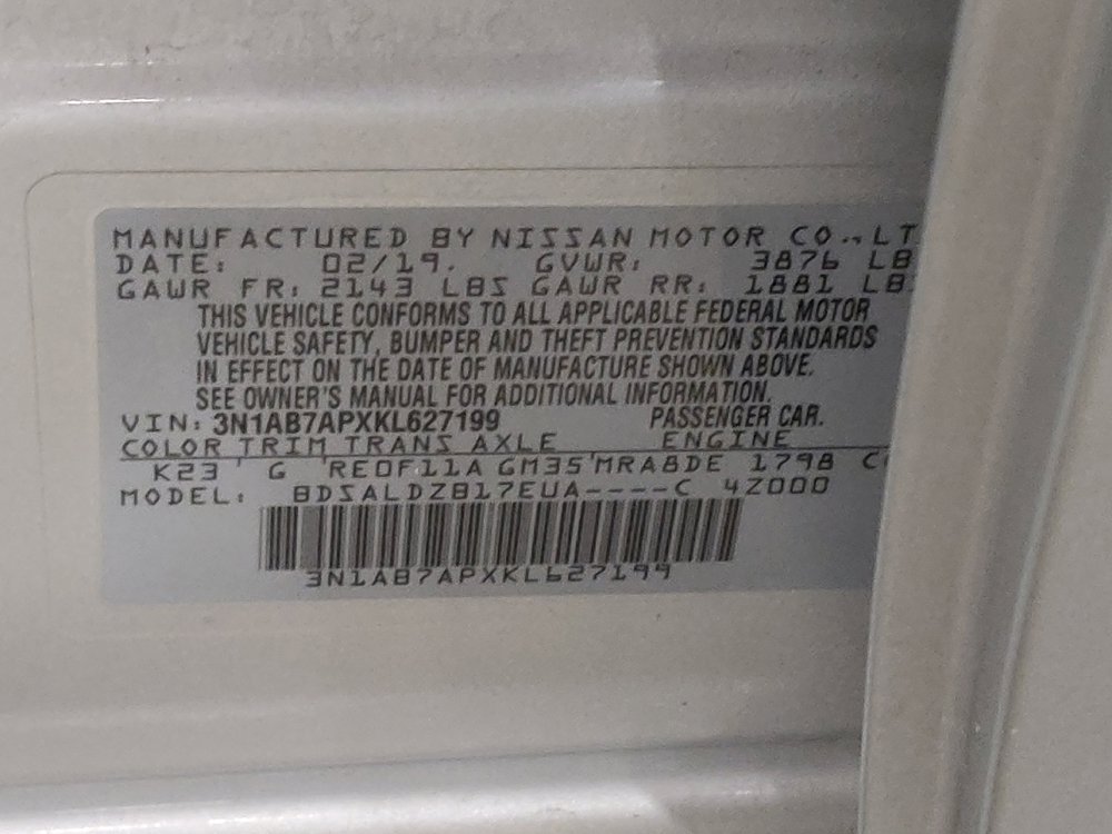 Used 2019 Nissan Sentra SV FWD image 33