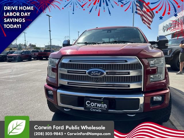 Used 2015 Ford F150 Platinum w/ Technology Package AWD/4WD image 2