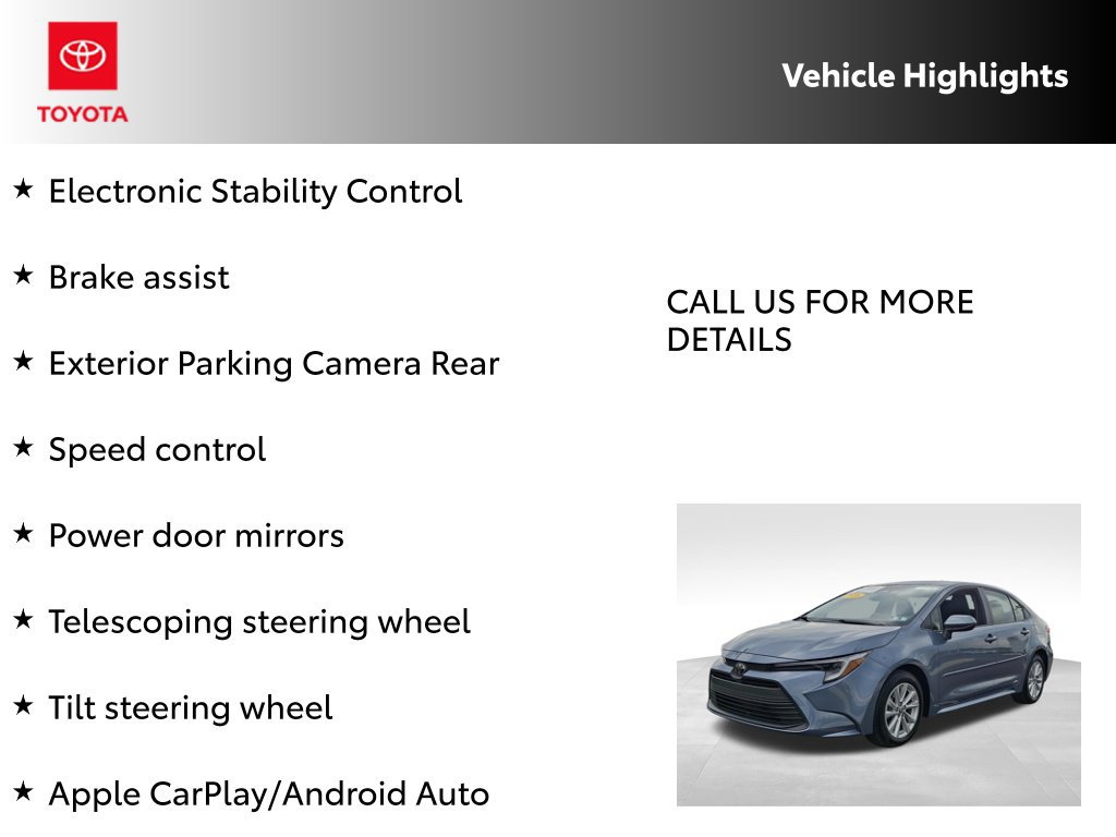 Certified 2026 Toyota Corolla LE w/ LE Premium Package AWD/4WD image 23