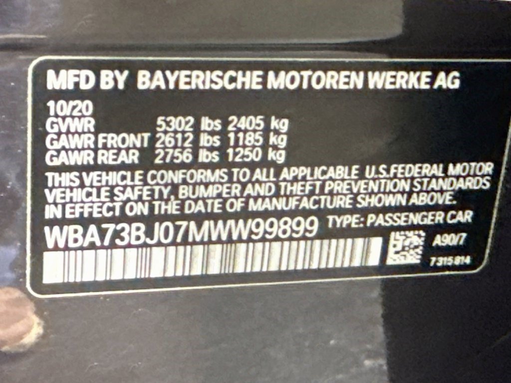 Used 2021 BMW 540i xDrive w/ Premium Package AWD/4WD image 39