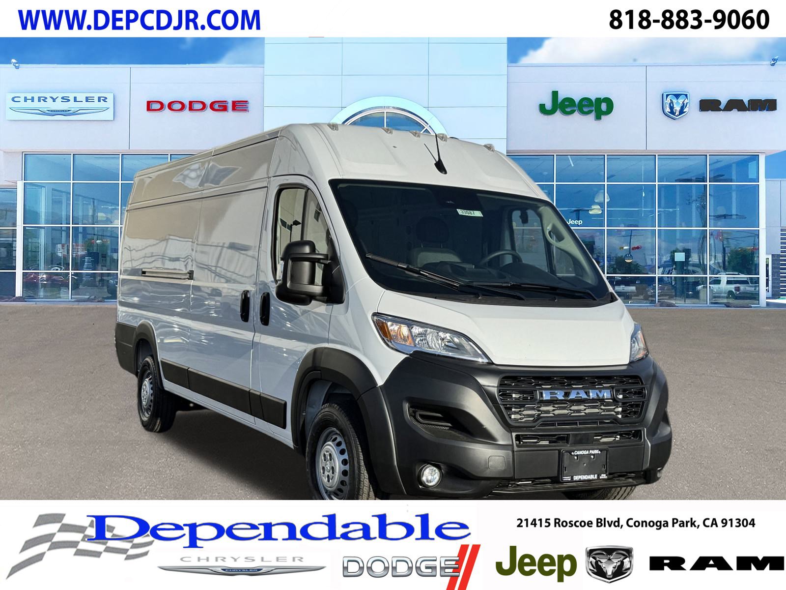 New 2025 RAM ProMaster 3500 w/ Convenience Group