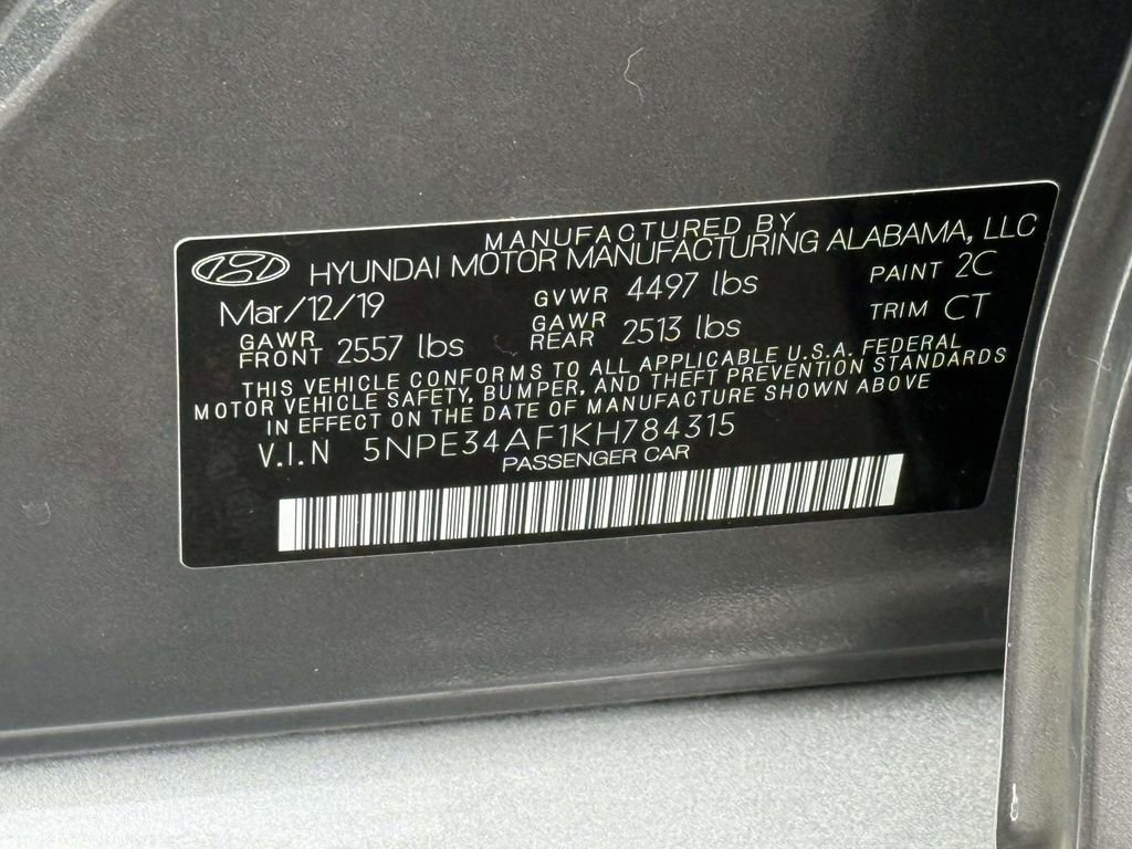 Used 2019 Hyundai Sonata Limited w/ Ultimate Package 04 image 32