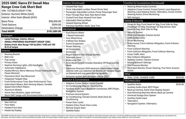 New 2025 GMC Sierra EV Denali image 49