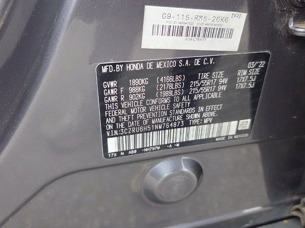 Used 2022 Honda HR-V EX image 5