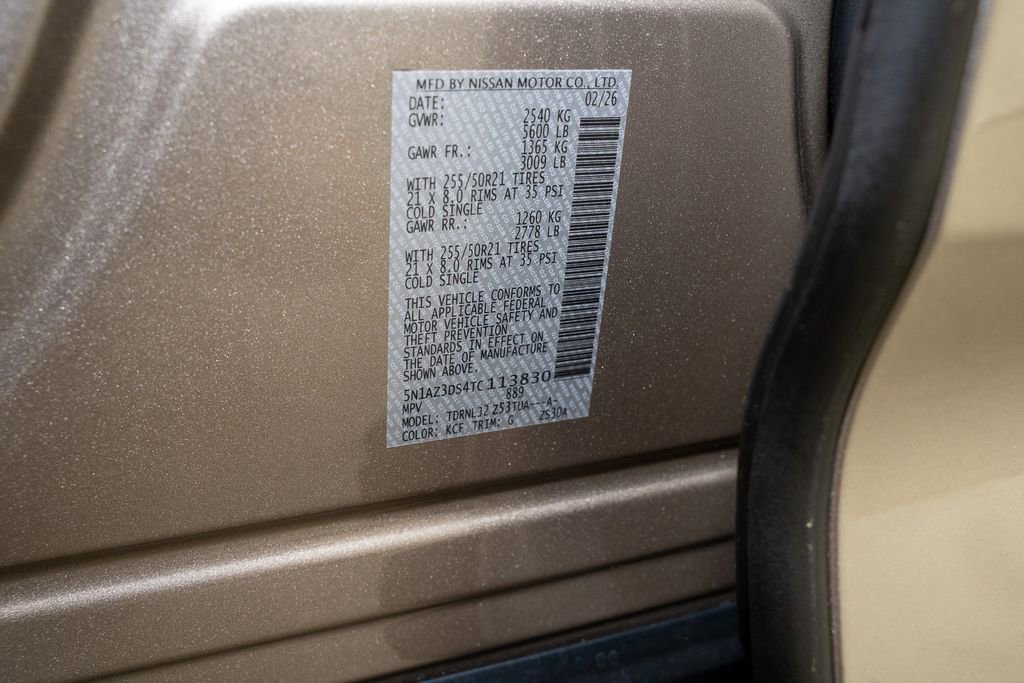 New 2026 Nissan Murano Platinum image 21