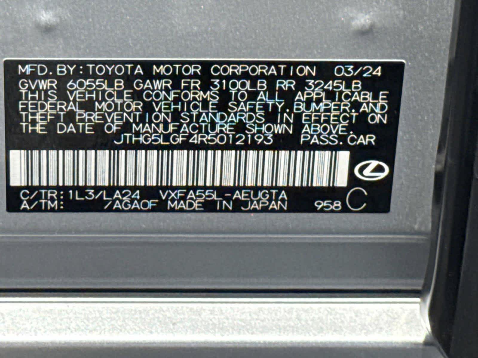 Used 2024 Lexus LS 500 AWD w/ Luxury Package image 30