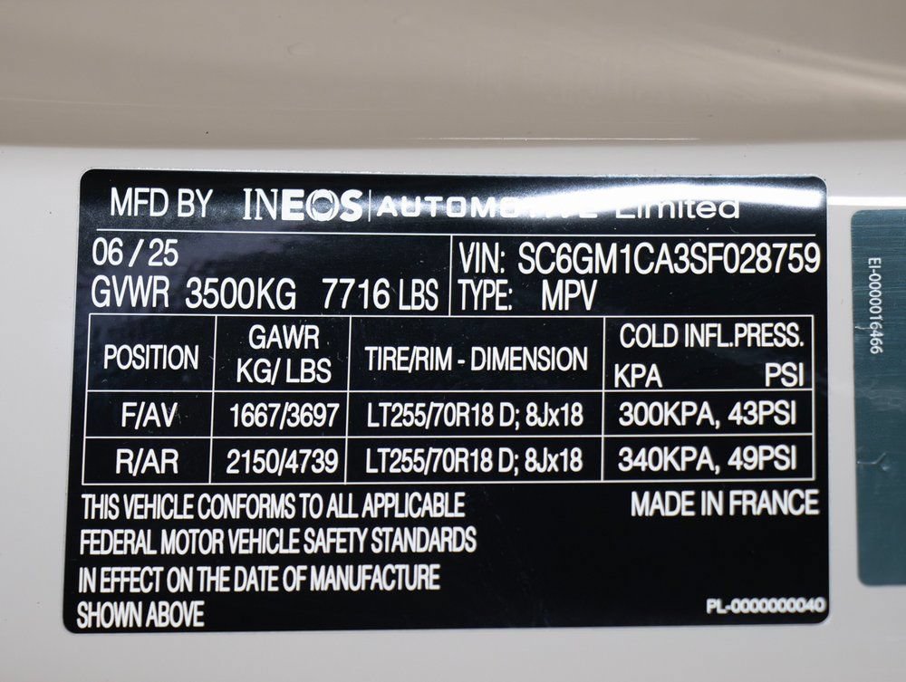 New 2025 INEOS Grenadier Station Wagon AWD/4WD image 23