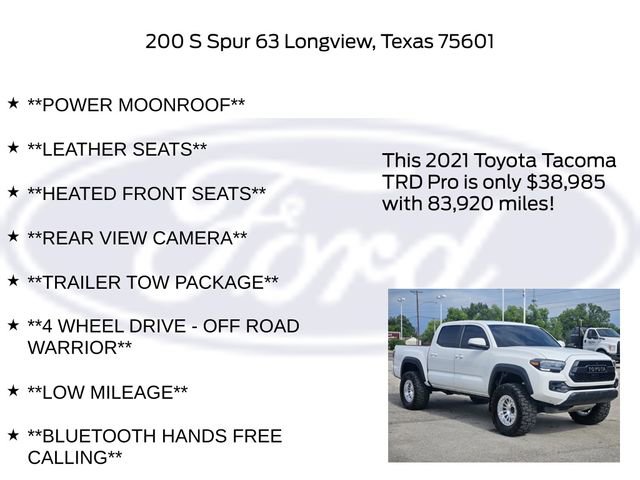 Used 2021 Toyota Tacoma TRD Pro AWD/4WD image 20