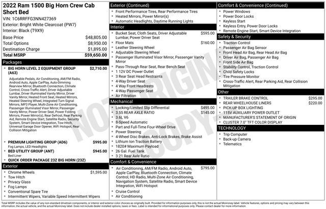 Used 2022 RAM 1500 Big Horn image 32