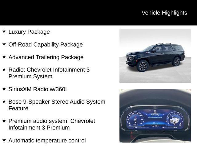 Used 2023 Chevrolet Tahoe Z71 w/ Z71 Off-Road Package image 15