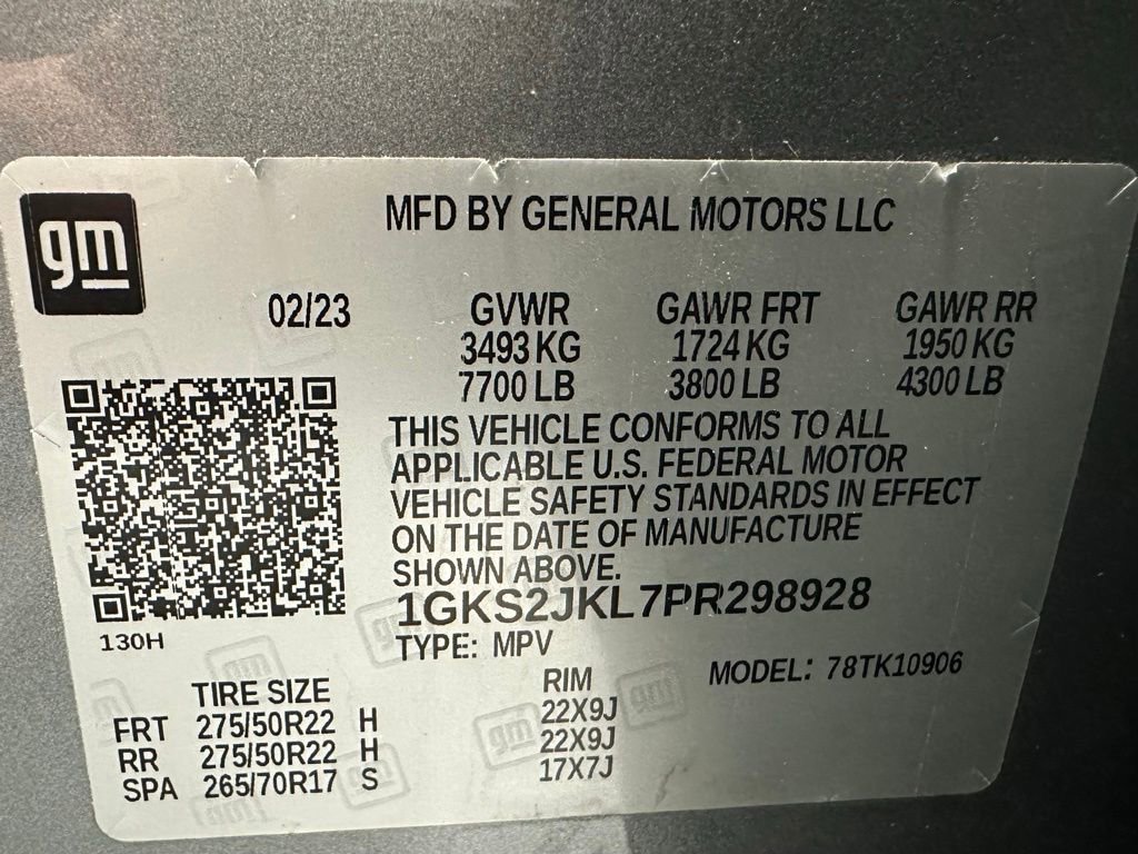 Used 2023 GMC Yukon XL Denali AWD/4WD image 11