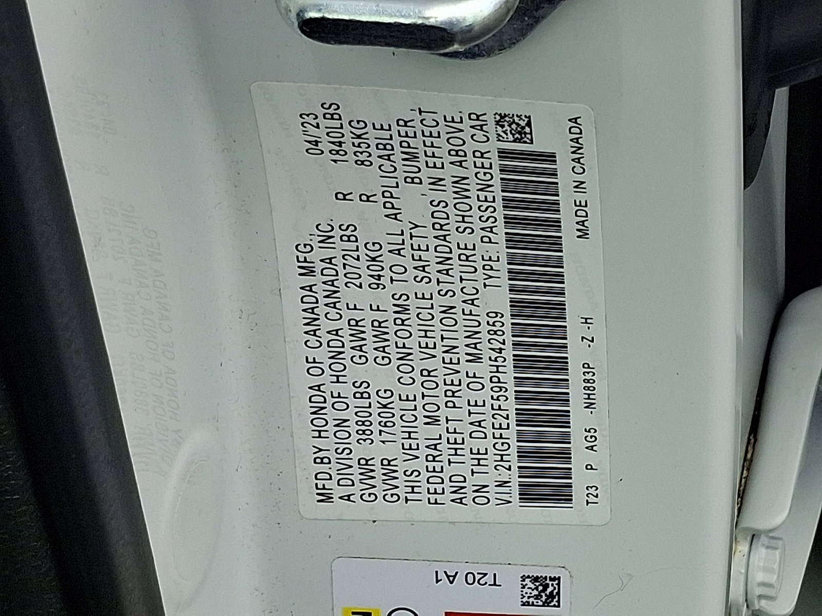 Used 2023 Honda Civic Sport image 26